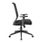 Officesource Interchangeable Collection Gray Mesh High Back Task Chair with Black Base 656MBFBK - alternate 5